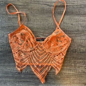 For Love & Lemons Bat Your Lashes Underwire Bra